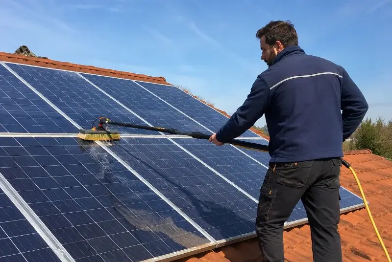 Nettoyage et entretien de panneaux solaires à Peyssies